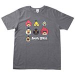 アングリーバード Tシャツ クラシック2 グレイ L