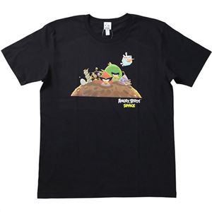 アングリーバード Tシャツ スペース1 ブラック L