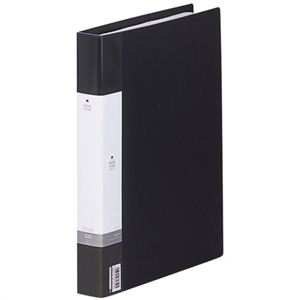 LIHIT LAB リクエスト名刺帳(ポケット交換タイプ) A4縦 G-8802-24 黒