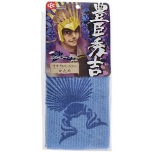 武将ボディタオル(豊臣秀吉) かため
