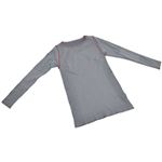 POWER TONE 紳士ロングスリーブTシャツ 吸汗速乾/部分パイル グレー M-Lサイズ