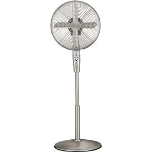 ドウシシャ ピエリア メタルハイリビング扇風機(30cm羽根) フルリモコン式 アロマケース付 シルバー NIR-350-ASM - 拡大画像