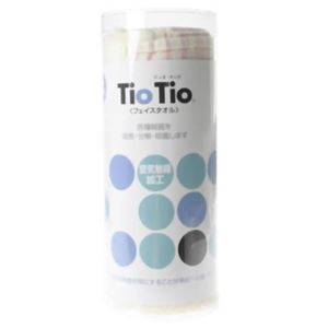（まとめ買い）TioTio フェイスタオル ピンク×3セット - 拡大画像