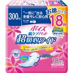 （まとめ買い）ポイズ肌ケアパッド 超吸収ワイド 女性用 お徳パック 18枚入×18セット