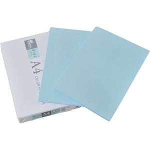 （まとめ買い）エイピーピー・ジャパン カラーコピー用紙 A4 ブルー 500枚×30セット - 拡大画像