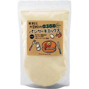 （まとめ買い）小麦グルテンフリー 米粉と大豆粉のパンケーキミックス 400g×10セット