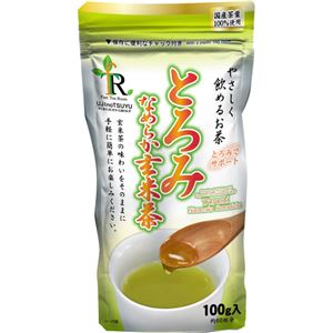 （まとめ買い）ファストティールーム とろみなめらか玄米茶 100g×3セット