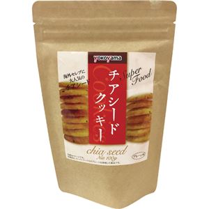 （まとめ買い）チアシードクッキー プレーン味 100g×10セット