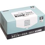 （まとめ買い）クレシア カウンタークロス厚手 ホワイト 60枚×2セット