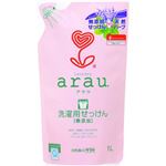 【ケース販売】arau.(アラウ) 洗濯用せっけん 詰替用 1L×12個