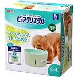 ジェックス 犬用フィルター式給水器 ピュアクリスタル 2.5L 犬用・多頭飼育用