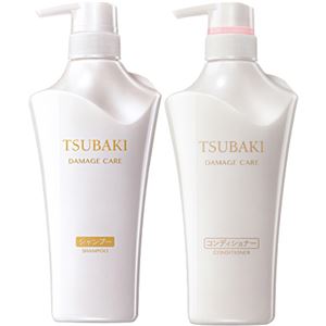 （まとめ買い）【数量限定】TSUBAKI(ツバキ) ダメージケア シャンプー&コンディショナー ジャンボペアセット 500ml×2本×4セット