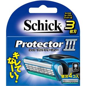 （まとめ買い）シック プロテクタースリー 替刃 4コ入×3セット