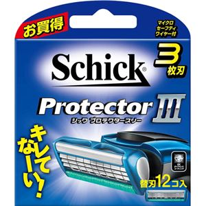 （まとめ買い）シック プロテクタースリー 替刃 12コ入×2セット