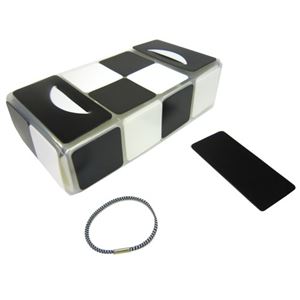 （まとめ買い）おはこ オリキューブ(携帯折箱) L 黒×2セット - 拡大画像