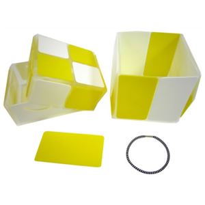 （まとめ買い）おはこ オリキューブ(携帯折箱) N 黄色×2セット - 拡大画像
