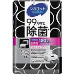 （まとめ買い）シルコット ウェットティッシュ 99.99%除菌アルコールタイプ つめかえ用 40枚入×3個(120枚入)×6セット