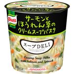 （まとめ買い）クノールスープDELI サーモンとほうれん草のクリームスープパスタ 6個セット×3セット