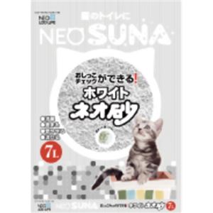 （まとめ買い）ネオ砂 ホワイト 7L (ネオ・ルーライフ)×6セット