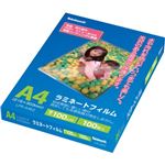 （まとめ買い）ナカバヤシ ラミネートフィルム E2タイプ 100ミクロン A4サイズ LPR-A4E2 100枚入×2セット