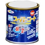 （まとめ買い）アサヒペン 水性スーパーコート グレー 1/12L×6セット