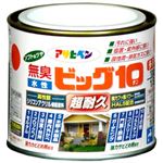 （まとめ買い）アサヒペン 無臭 水性ビッグ10 スモークグリーン 1/5L×4セット