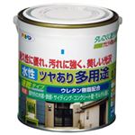 （まとめ買い）アサヒペン 水性ツヤあり多用途 赤 0.7L×3セット