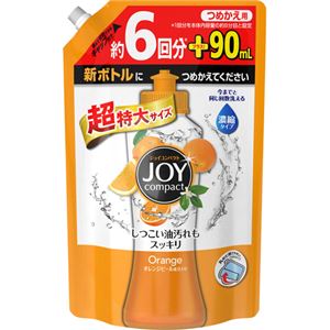 （まとめ買い）ジョイコンパクト オレンジピール成分入り 超特大 1050ml×8セット