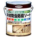 （まとめ買い）アサヒペン 木材防虫防腐ソート グリーン 1L×2セット