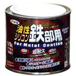 （まとめ買い）アサヒペン 油性シリコン鉄部用 グレー 1/5L×5セット