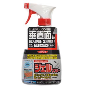 （まとめ買い）屋外用殺虫剤 ムシクリンジェル歩く虫用 300ml×4セット - 拡大画像