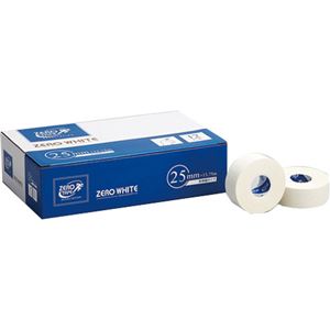 (まとめ買い)ZERO ホワイトテープ 非伸縮タイプ 25mm×13.75m 12巻入×2セット