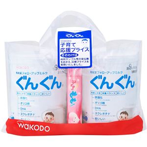 （まとめ買い）フォローアップミルク ぐんぐん 850g×2個セット(ふんわりももちゃん付き) 満9か月頃から×3セット