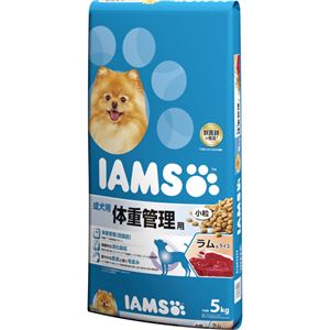 （まとめ買い）アイムス 成犬用 体重管理用 ラム&ライス 5kg×2セット - 拡大画像