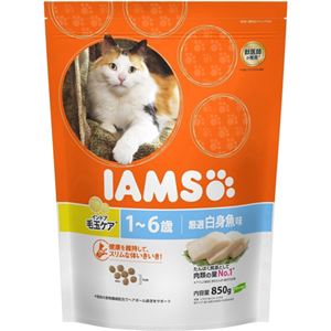 （まとめ買い）アイムス 毛玉ケア 成猫用 白身魚味 850g×3セット