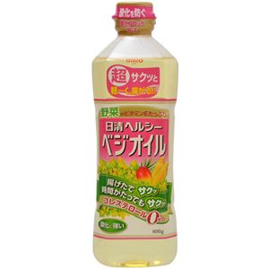 （まとめ買い）日清 ヘルシーベジオイル 600g×5セット