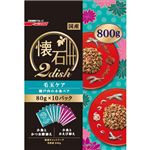 （まとめ買い）懐石 2dish 毛玉ケア 瀬戸内の小魚ペア 800g(80g×10パック)×4セット