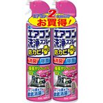 （まとめ買い）エアコン洗浄スプレー防カビプラス エアリーフローラル 420ml×2本×4セット