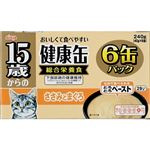 （まとめ買い）15歳からの健康缶 とろとろペースト ささみとまぐろ 40g×6缶パック×6セット