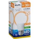 （まとめ買い）エルパ(ELPA) LED電球 一般電球A形 30W形 E26 電球色 広配光 LDA3L-G-G5012×3セット