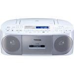 東芝 CDラジオカセットレコーダー シルバー TY-CDS7(S)