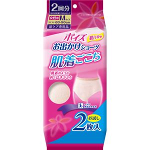 （まとめ買い）ポイズ お出かけショーツ 肌着ごこち 女性用 お試しパック Mサイズ 2枚×18セット