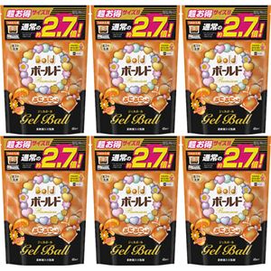 【ケース販売】ぷにぷにっとジェルボール スプラッシュサンシャインの香り 詰替 超お得サイズ 48個×6個