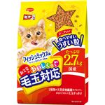 （まとめ買い）ミオ おとなのおいしくって毛玉対応 フィッシュミックス味 2.7kg×4セット