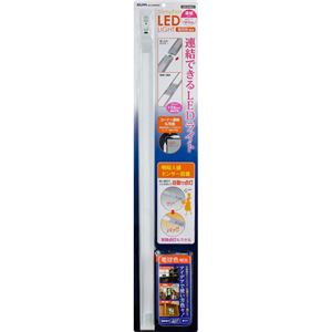エルパ(ELPA) 連結型LED多目的灯 60cm 人感センサー 電球色 ALT-J1060PIR(L) - 拡大画像