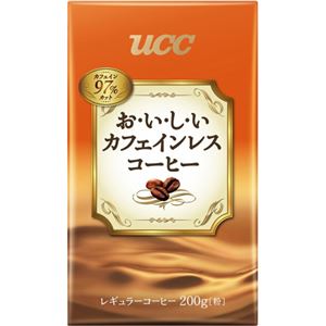 （まとめ買い）UCC おいしいカフェインレスコーヒー(粉) 200g×4セット - 拡大画像