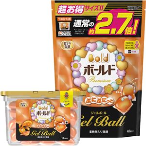 （まとめ買い）ぷにぷにっとジェルボール スプラッシュサンシャインの香り 本体18個入り+詰替 超お得サイズ 48個×5セット