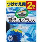 （まとめ買い）スクラビングバブル トイレスタンプ 贅沢フレグランス アロマティックサボンの香り つけかえ用 38g×2本パック×5セット