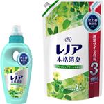 （まとめ買い）レノア 本格消臭 フレッシュグリーン 本体580ml+つめかえ用 超特大サイズ 1400ml×30セット