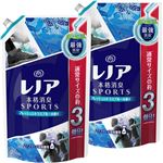 （まとめ買い）レノア 本格消臭 スポーツ フレッシュシトラスブルーの香り つめかえ用 超特大サイズ 1320ml×2個×24セット